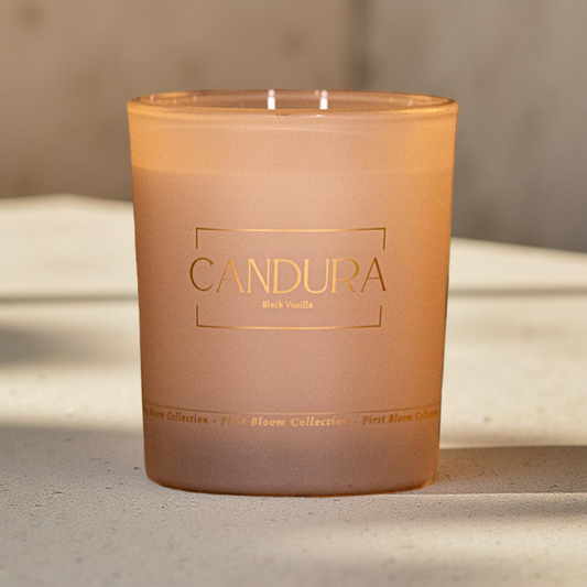 Geurkaars First Bloom Collection Black Vanilla
